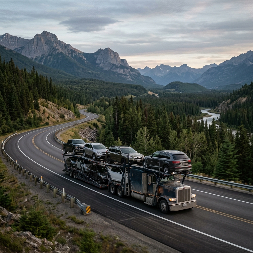 Corporate relocation vehicle transport for employee transfers