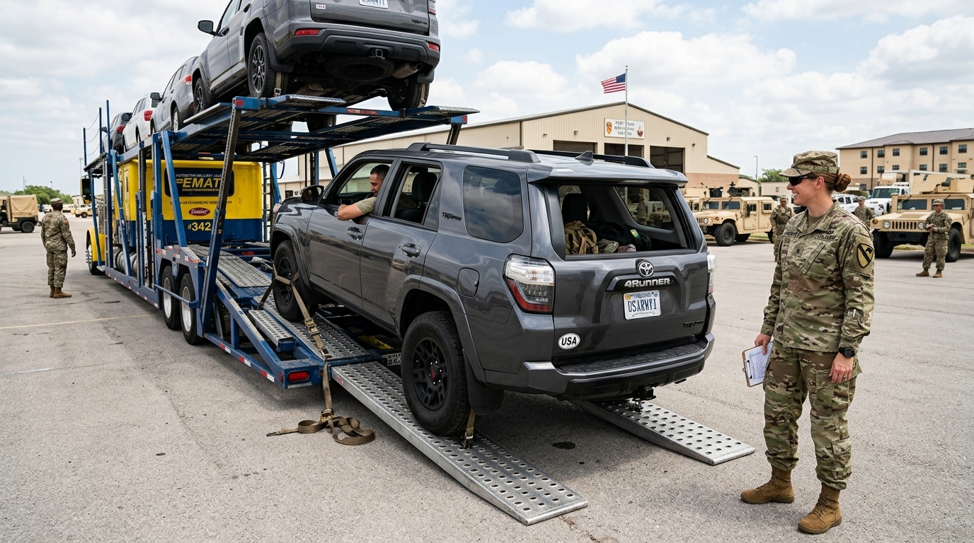 Military PCS car shipping for active duty service members