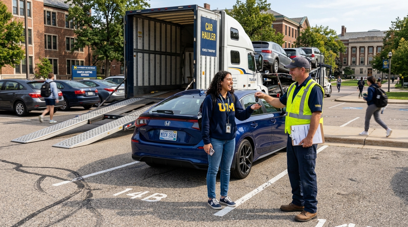 College student car shipping for campus move-in and move-out